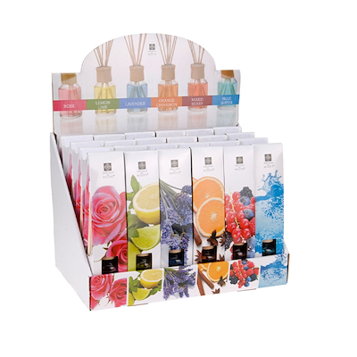 Duft diffuser sæt 100 ml assorteret