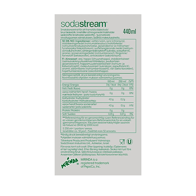 Sodastream Mirinda Light Orange 440 ml