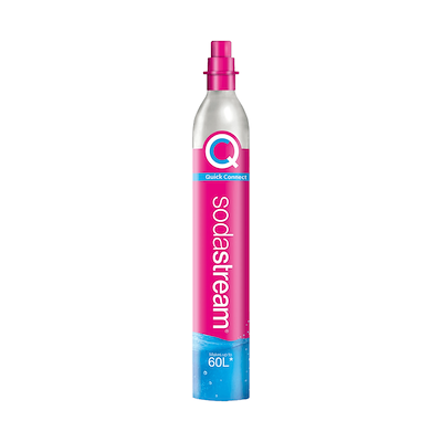 Sodastream Quick Connect kulsyrepatron ombytning pink 60 liter