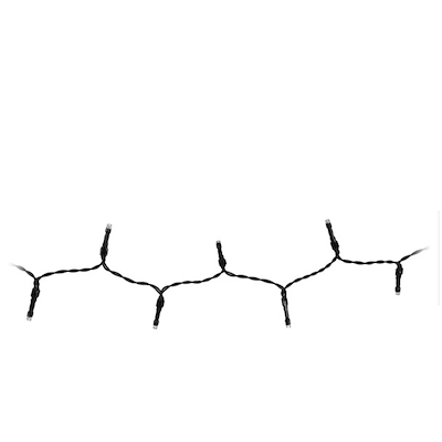 Batterilyskæde ude & inde 96 varm hvid 7 meter