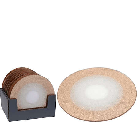 Tallerken guldfarve med glitter Ø20 cm