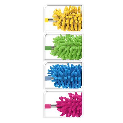 Støvkost 76 cm assorterede