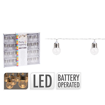 Party Lighting lyskæde ude & inde 4,5 m