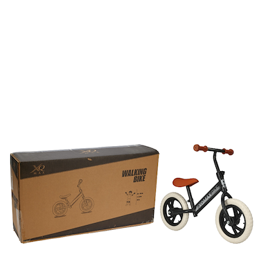 XQMAX Løbecykel sort L80 cm