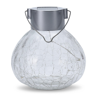 Solcellelampe klar 17 cm