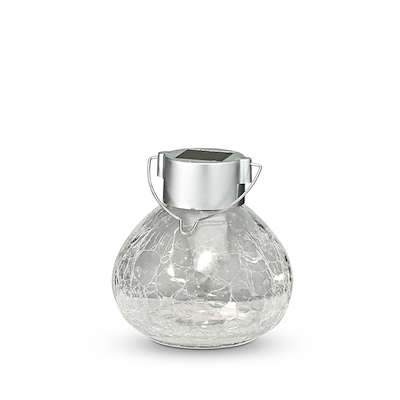 Solcellelampe klar 17 cm