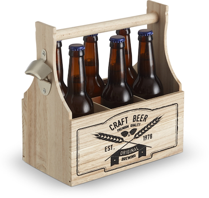 Flaskekasse træ