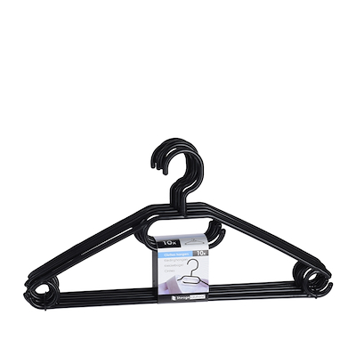 Tøjbøjler 4x22 cm 10 stk.