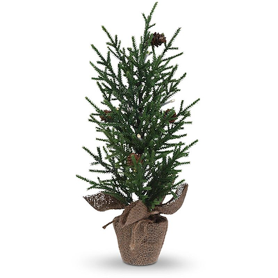 Sirius juletræ med LED lys grøn H43 cm