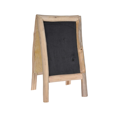 Tavle teaktræ 70x40 cm