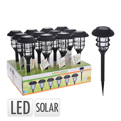 Solar LED havefakkel Ø12xH31 cm