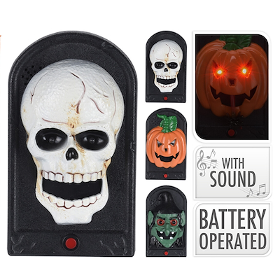 Ringklokke med lys og lyd assorteret