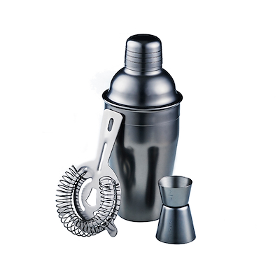 Bredemeijer barsæt 3 dele mat sort i gaveæske