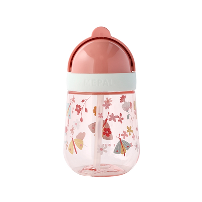 Mepal Mio Flowers & Butterflies drikkedunk rosa 300 ml