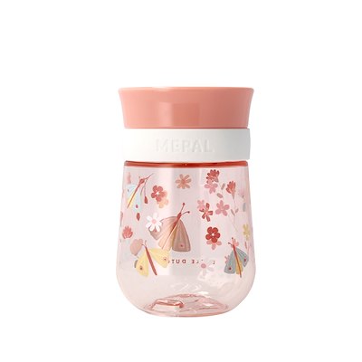 Mepal Mio Flowers & Butterflies begynderkop rosa 300 ml