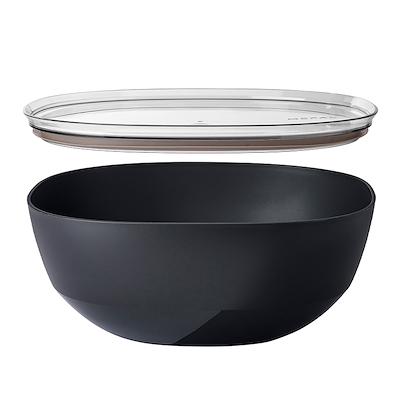Mepal Silueta serveringskål m. låg nordic black 5 liter