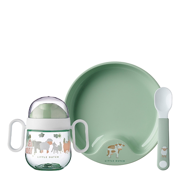 Mepal Mio Little Farm begyndersæt grøn 3 dele