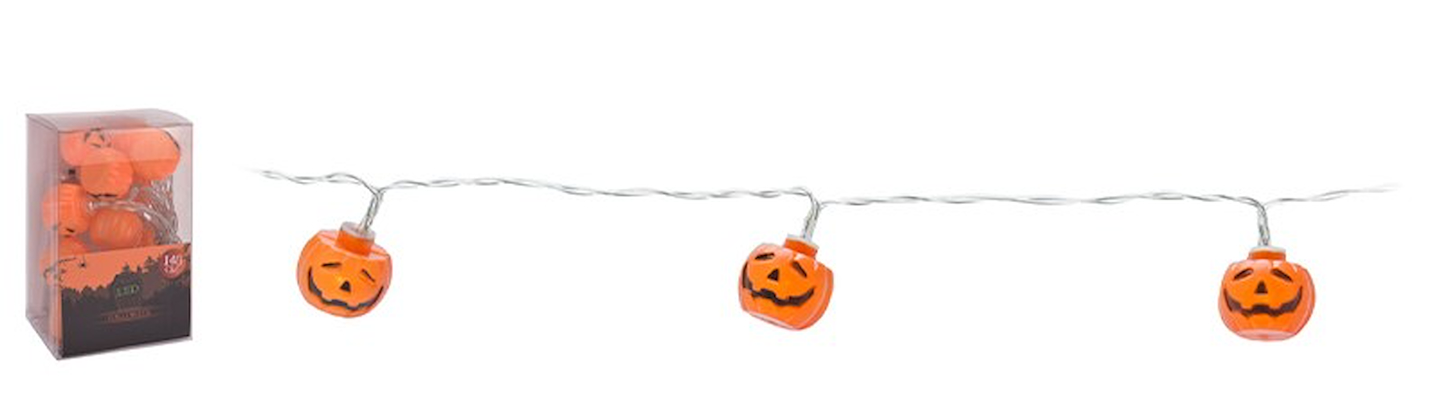Halloween LED lyskæde 140 cm