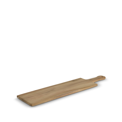 Serveringsbræt teaktræ 60x15 cm