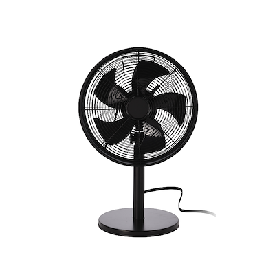 Bordventilator sort H 57 cm 35 watt