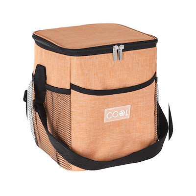 Køletaske assorterede farver grå/camel 12 liter