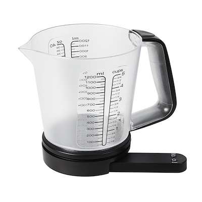 Køkkenvægt med målekande 1200 ml