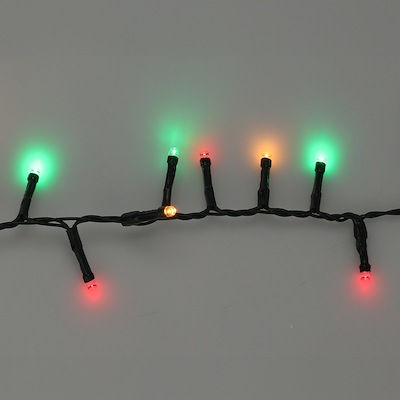 LED lyskæde ude & inde 800 led multifarvet 16 m