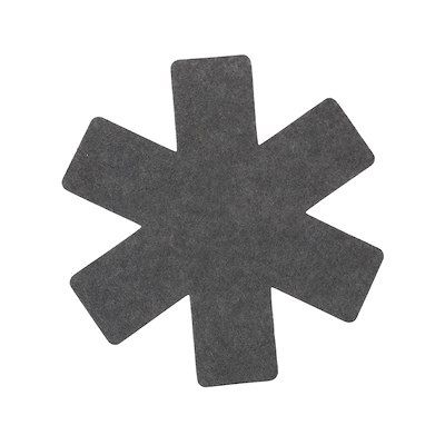 Pandebeskytter grå 6 stk. Ø38 cm