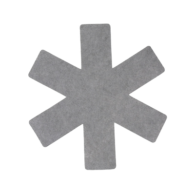 Pandebeskytter grå 6 stk. Ø38 cm