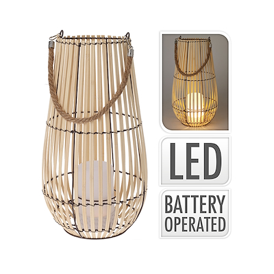 Bambus lanterne Ø23 cm