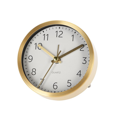 Vækkeur Ø 9 cm - 3 assorterede farver