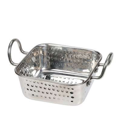 Fad rustfrit stål 17x11 cm