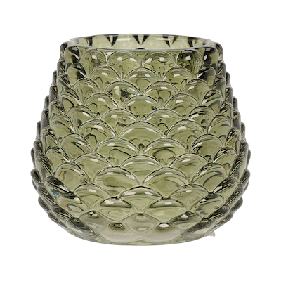 Fyrfadsstage amber 7,4 cm assorteret