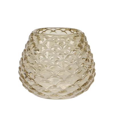 Fyrfadsstage amber 10 cm assorteret