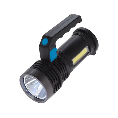 LED lommelygte med håndtag og USB