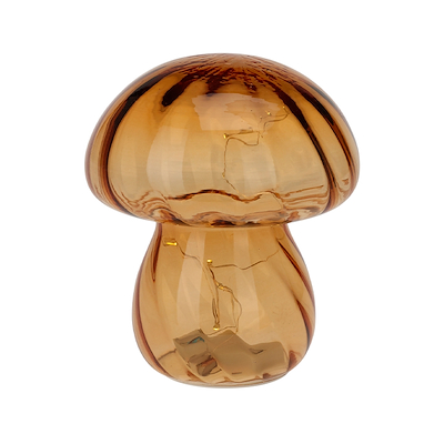 Mushroom lampe 3 assorterede farver ø13,5xh15,5cm