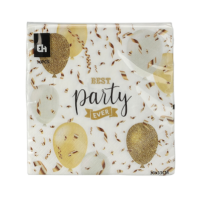 Nytårsserviet 33x33 cm