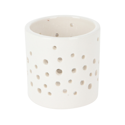 Fyrfadsstage med udskæringer 6 cm assorteret