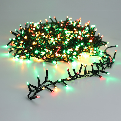 Snake LED lyskæde ude & inde 11 meter 560 LED lys multifarvet