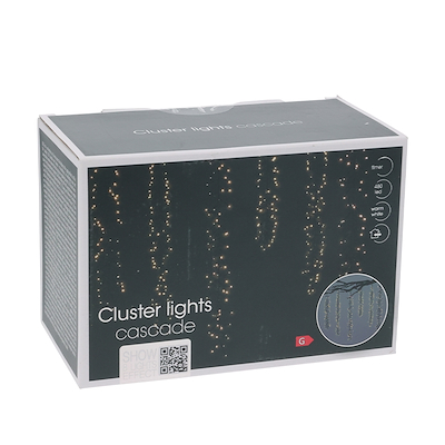 Lyskæde med 6 cluster grene ude & inde 480 LED