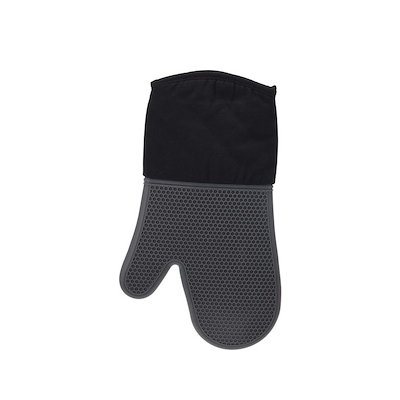 Grillhandske med silikone assorteret farver 18,5x31,5 cm