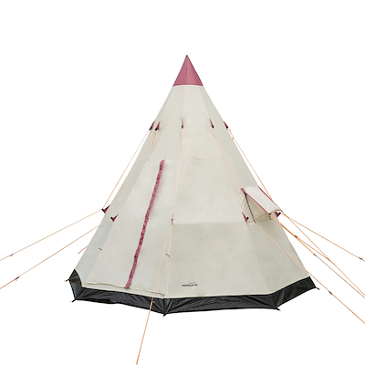 Tipi telt beige til 2-3 personer 250x250x240 cm