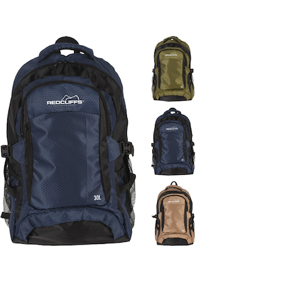 Redcliffs rygsæk 30 liter assorterede farver