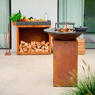 Ofyr grill Corten Ø75 cm