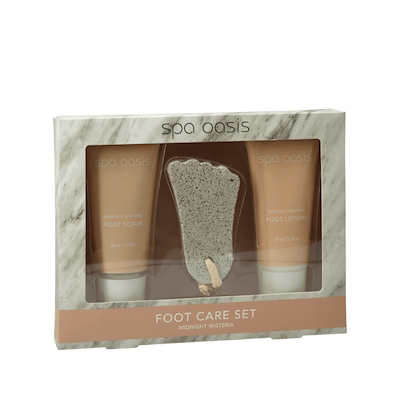 Fodplejesæt 3 dele assorteret