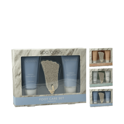 Fodplejesæt 3 dele assorteret