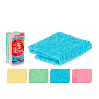 Mikrofiberklude multifarvet 50 stk