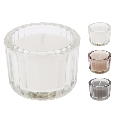 Duftlys i fyrfardstage Ø5,5 cm assorteret