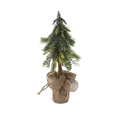 Juletræ i plast potte H33 cm
