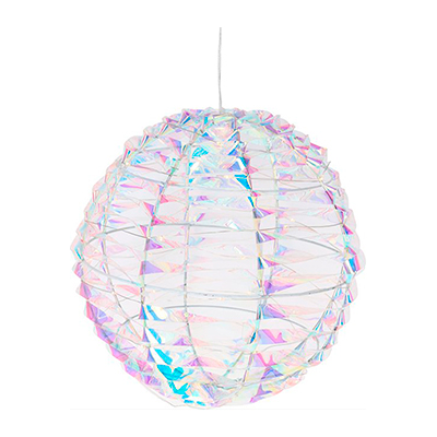 Lyskugle med 400 LED regnbue Ø25 cm